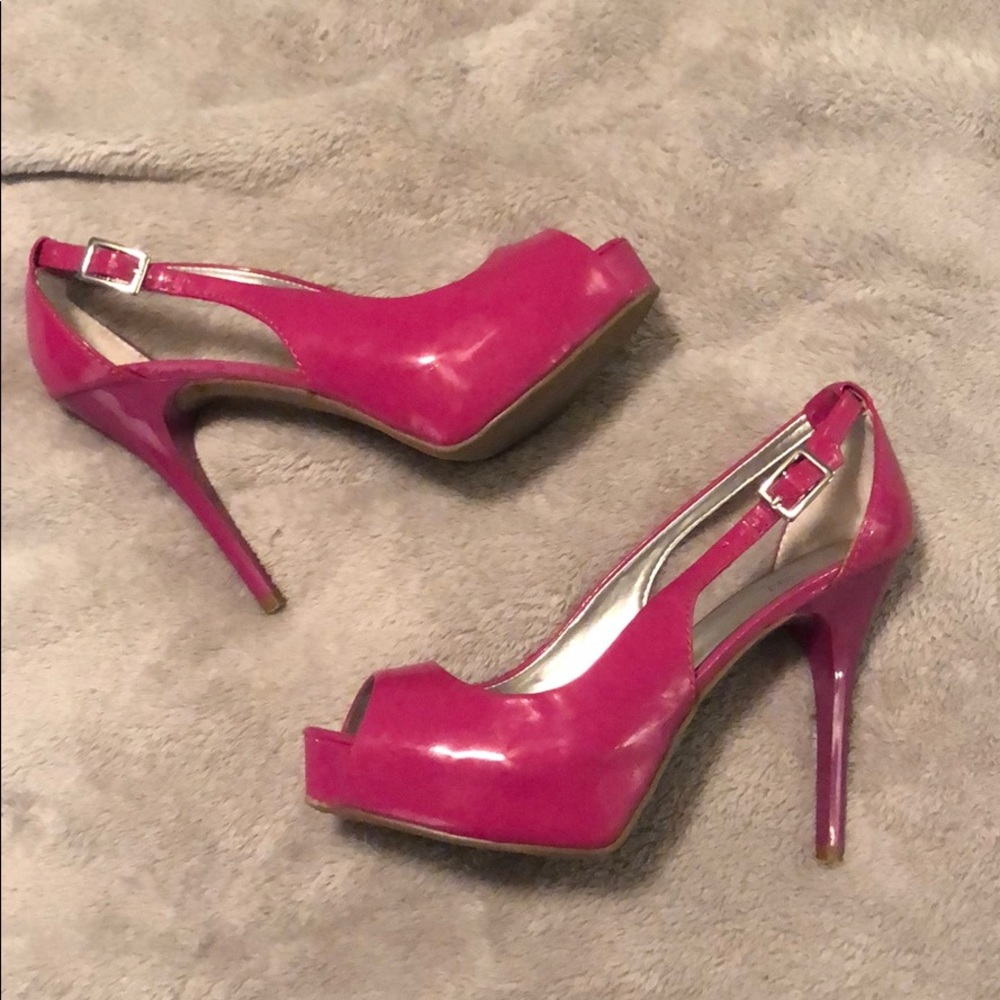 Pink heels